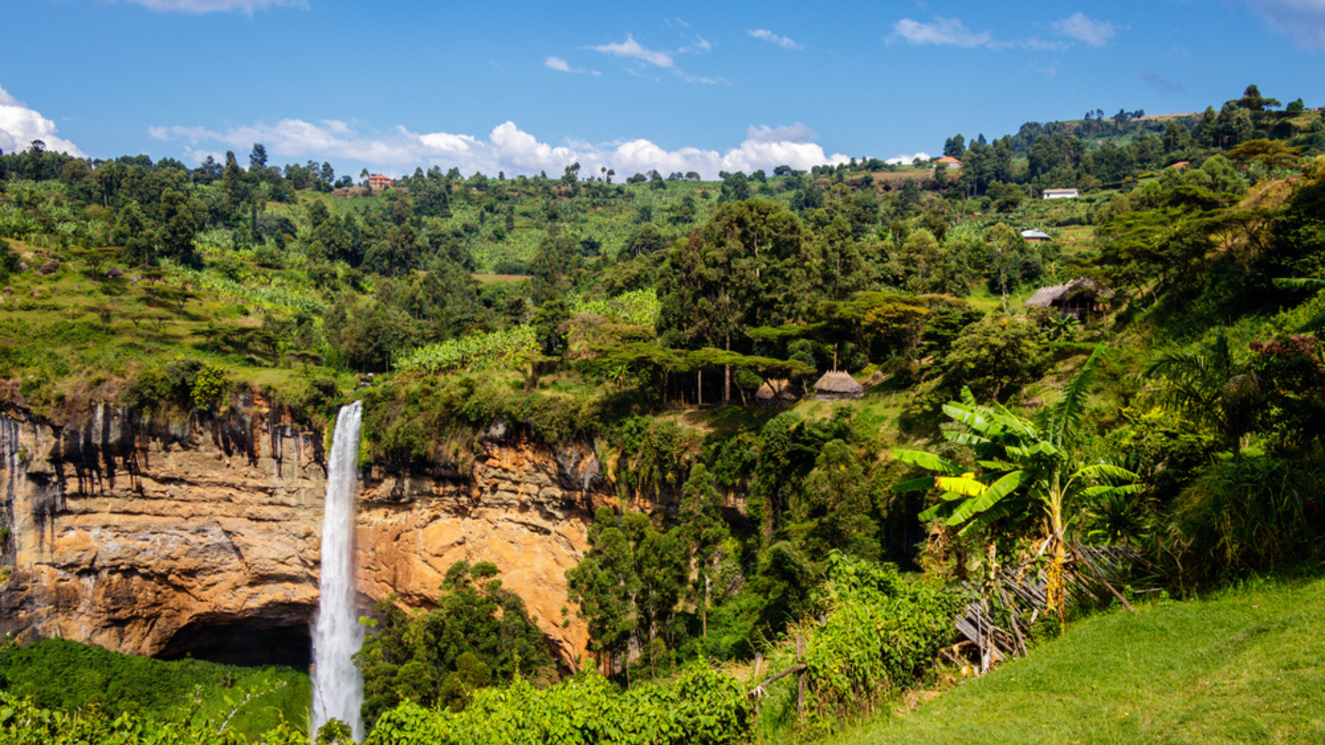 Vattenfall i vackra Rwanda