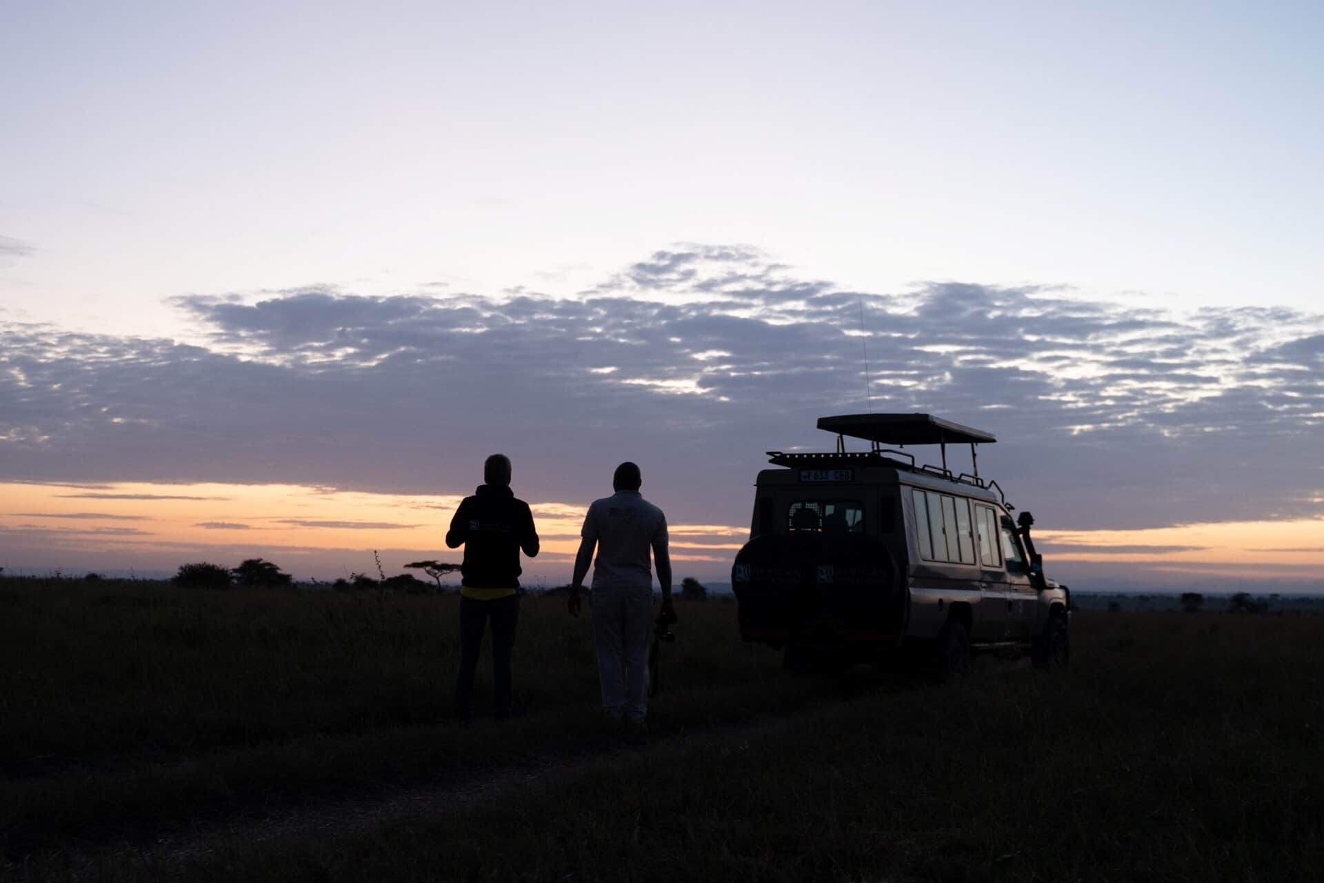 serengeti solnedgång david och robysson